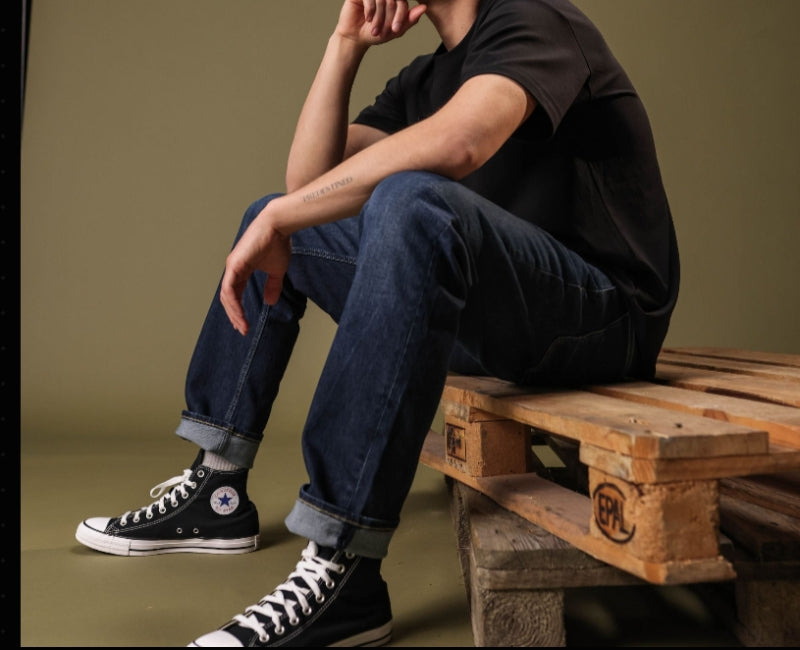 Jeanskleur najaar