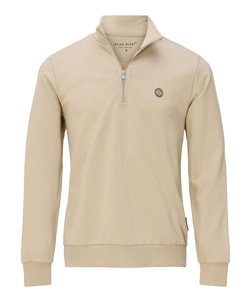 Half-Zip Sweater Sand