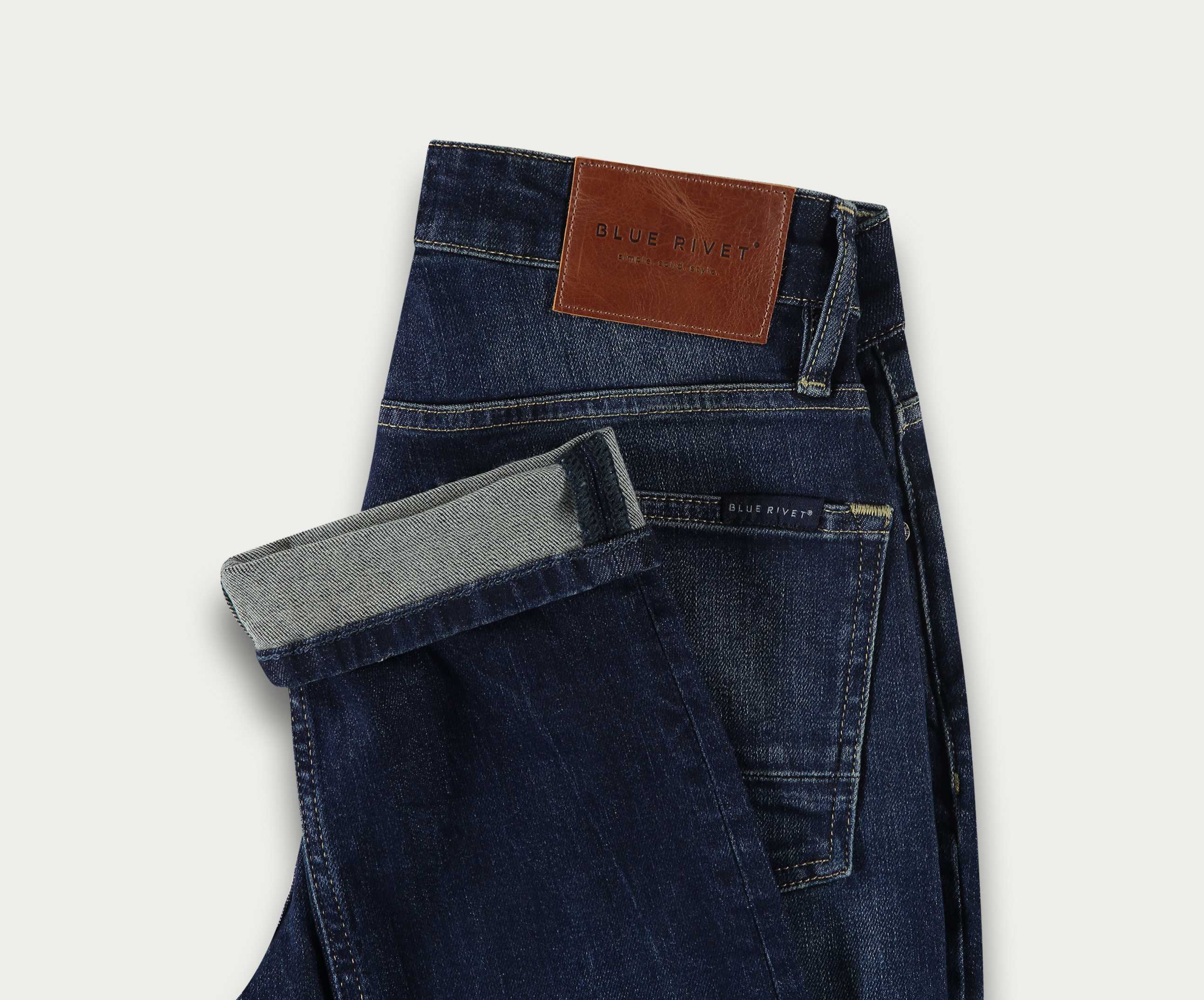 Blue Rivet Jeans Indigo used